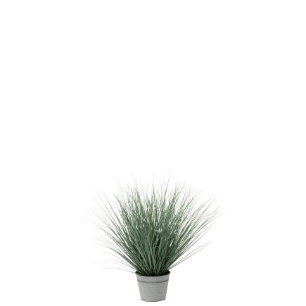 Pianta artificiale in plastica con vaso verde 70 cm