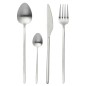 Set di 24 posate in acciaio inossidabile argento opaco
Set di 24 posate in acciaio inossidabile argento opaco