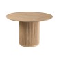 Tavolo in legno naturale 120x120x76 cm