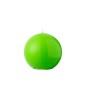 Bougie boule 30H vert D.12 cm