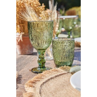 Copa de vino verde 8.5*8.5*17 cm