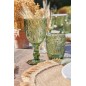 Copo de vinho verde 8,5 x 8,5 x 17 cm