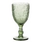 Copo de vinho verde 8,5 x 8,5 x 17 cm