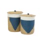 Conjunto de 2 cestos em sisal bege 40x40x50 cm Conjunto de 2 cestos em sisal bege 40x40x50 cm
