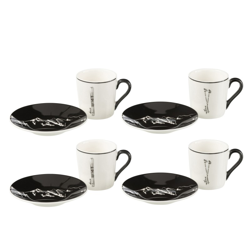 Set di 4 tazze in ceramica nera 11,2x11,2x6 cm
Set di 4 tazze in ceramica nera 11,2x11,2x6 cm