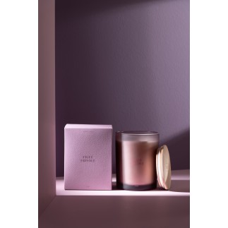 Candela profumata «Fico Frivolo» 52h bianca 10.5x10.5x14 cm