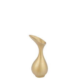 Vaso in alluminio oro 19x17x45cm