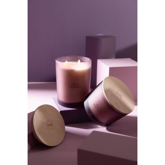 Vela perfumada «Higo Frívolo» 52h en parafina blanca 10.5x10.5x14 cm