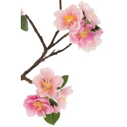Árbol de flor plástico rosa/marrón Alt. 50 cm