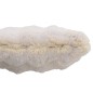 Coussin carré en polyester beige 45x45x18 cm Coussin carré en polyester beige 45x45x18 cm