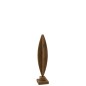 Objet déco en bois marron 15x15x70 cm Objet déco en bois marron 15x15x70 cm
