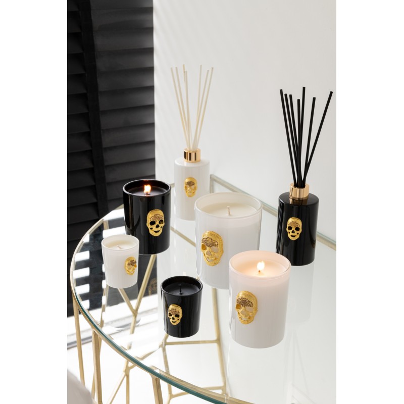 Vela perfumada preta 10x9,5x11 cm