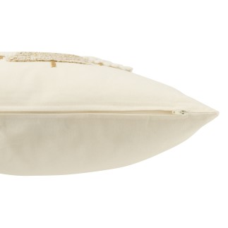 Cojín de Navidad cuadrado de algodón blanco 45*45*12 cm