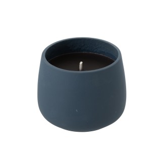 Bougie extérieure 45H en ciment bleu 20.5x20.5x16 cm