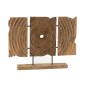 Triptyque sculpté en bois manguier naturel 65x8.5x47.5 cm Triptyque sculpté en bois manguier naturel 65x8.5x47.5 cm