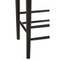 Banco de bar em madeira de faia preta 38x38x66,4 cm Banco de bar em madeira de faia preta 38x38x66,4 cm