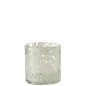 Photophore en verre gris 18x18x18 cm Photophore en verre gris 18x18x18 cm