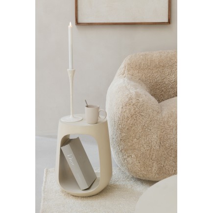 Tasse en céramique crème H10.5cm