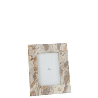 Cornice per foto 13x18 cm in marmo bianco 21x2x26 cm