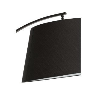 Lámpara de pie de metal negro 106x56x188 cm