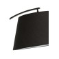 Lámpara de pie de metal negro 106x56x188 cm Lámpara de pie de metal negro 106x56x188 cm