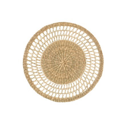 Dessous de plat en rotin naturel D38.5cm