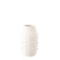 Jarrón de cerámica blanco 22 x 22 x 33,5 cm Jarrón de cerámica blanco 22 x 22 x 33,5 cm