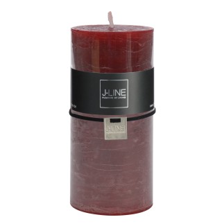 Candela cilindrica rossa 7x7x15 cm