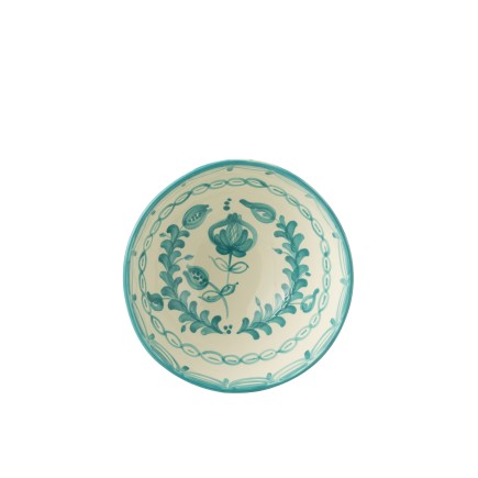 Insalatiera in ceramica blu chiaro 28x28x14 cm