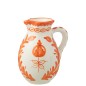 Garrafa de cerâmica laranja 20x20x26 cm Garrafa de cerâmica laranja 20x20x26 cm