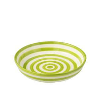 Plat en céramique vert clair 25x25x6 cm