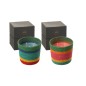 Candela profumata multicolore 12x12x11.5 cm Candela profumata multicolore 12x12x11.5 cm