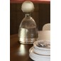 Bouteille déco avec bouchon en verre gris 20x20x29 cm Bouteille déco avec bouchon en verre gris 20x20x29 cm