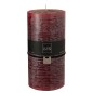 Candela cilindrica 140H bordeaux 10x10x20 cm Candela cilindrica 140H bordeaux 10x10x20 cm