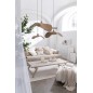 Housse fauteuil et coussins en lin beige 330x145x70cm Housse fauteuil et coussins en lin beige 330x145x70cm