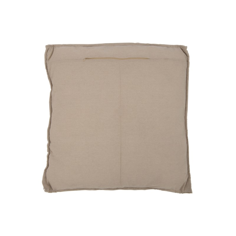 Almofada quadrada em tecido natural 70x70x10 cm Almofada quadrada em tecido natural 70x70x10 cm