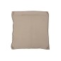 Cuscino quadrato in tessuto naturale 70x70x10 cm Cuscino quadrato in tessuto naturale 70x70x10 cm