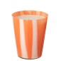 Vela perfumada de 95 horas en vaso naranja 17,5 x 17,5 x 20 cm Vela perfumada de 95 horas en vaso naranja 17,5 x 17,5 x 20 cm
