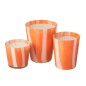 Vela perfumada de 95 horas en vaso naranja 17,5 x 17,5 x 20 cm Vela perfumada de 95 horas en vaso naranja 17,5 x 17,5 x 20 cm