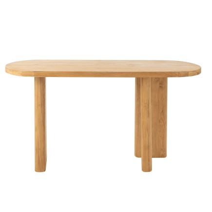 Table en bois naturel 150x50x75 cm