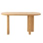 Mesa de madera natural 150x50x75 cm Mesa de madera natural 150x50x75 cm