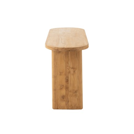 Table en bois naturel 150x50x75 cm