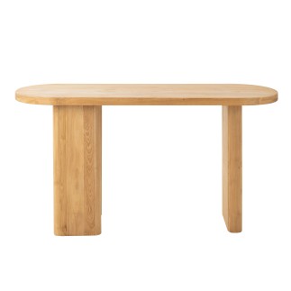 Mesa de madera natural 150x50x75 cm