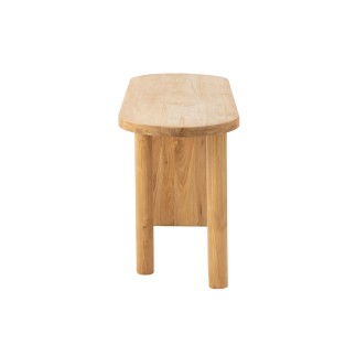 Mesa de madera natural 150x50x75 cm