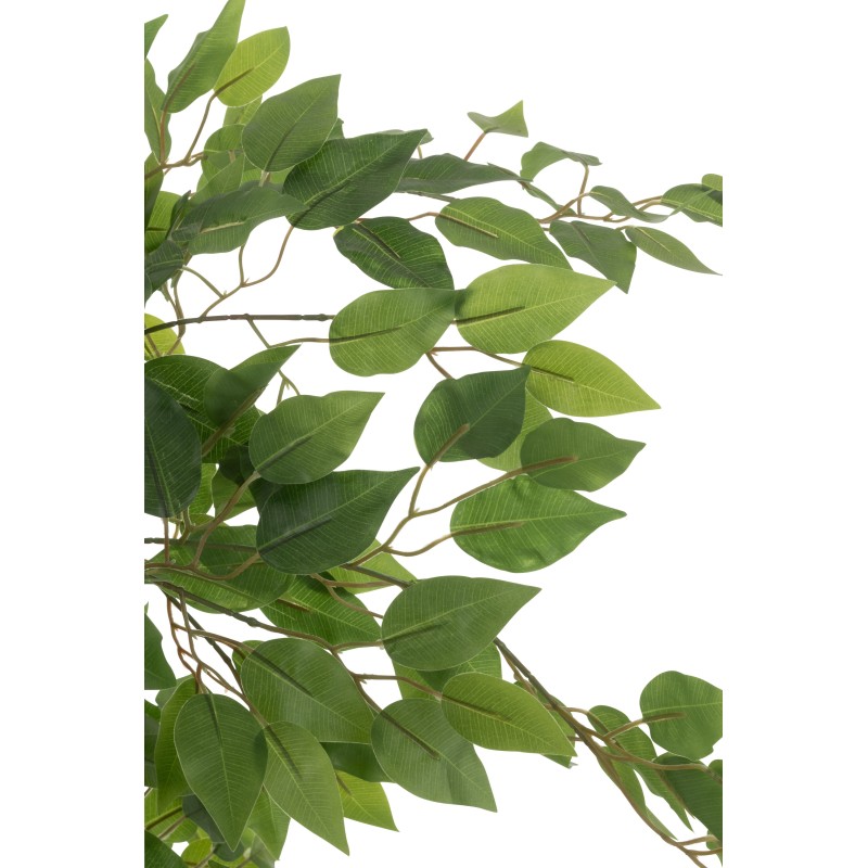 Ficus artificiel pot en ciment vert 80x80x150 cm Ficus artificiel pot en ciment vert 80x80x150 cm