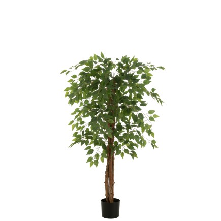 Ficus artificiel pot en ciment vert 80x80x150 cm