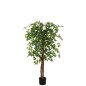 Ficus artificial em vaso de cimento verde 80x80x150 cm Ficus artificial em vaso de cimento verde 80x80x150 cm