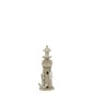Phare décoratif en bois blanchi 10.5x10.5x30.5 cm Phare décoratif en bois blanchi 10.5x10.5x30.5 cm