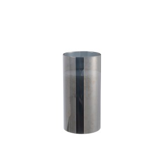 Lampada a LED in vetro grigio 10x10x20 cm