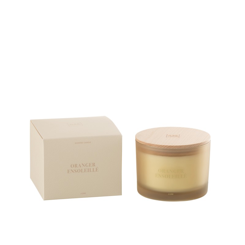 Bougie senteur «Oranger Ensoleillé» 28h blanche 11.5x1.5x10 cm Bougie senteur «Oranger Ensoleillé» 28h blanche 11.5x1.5x10 cm